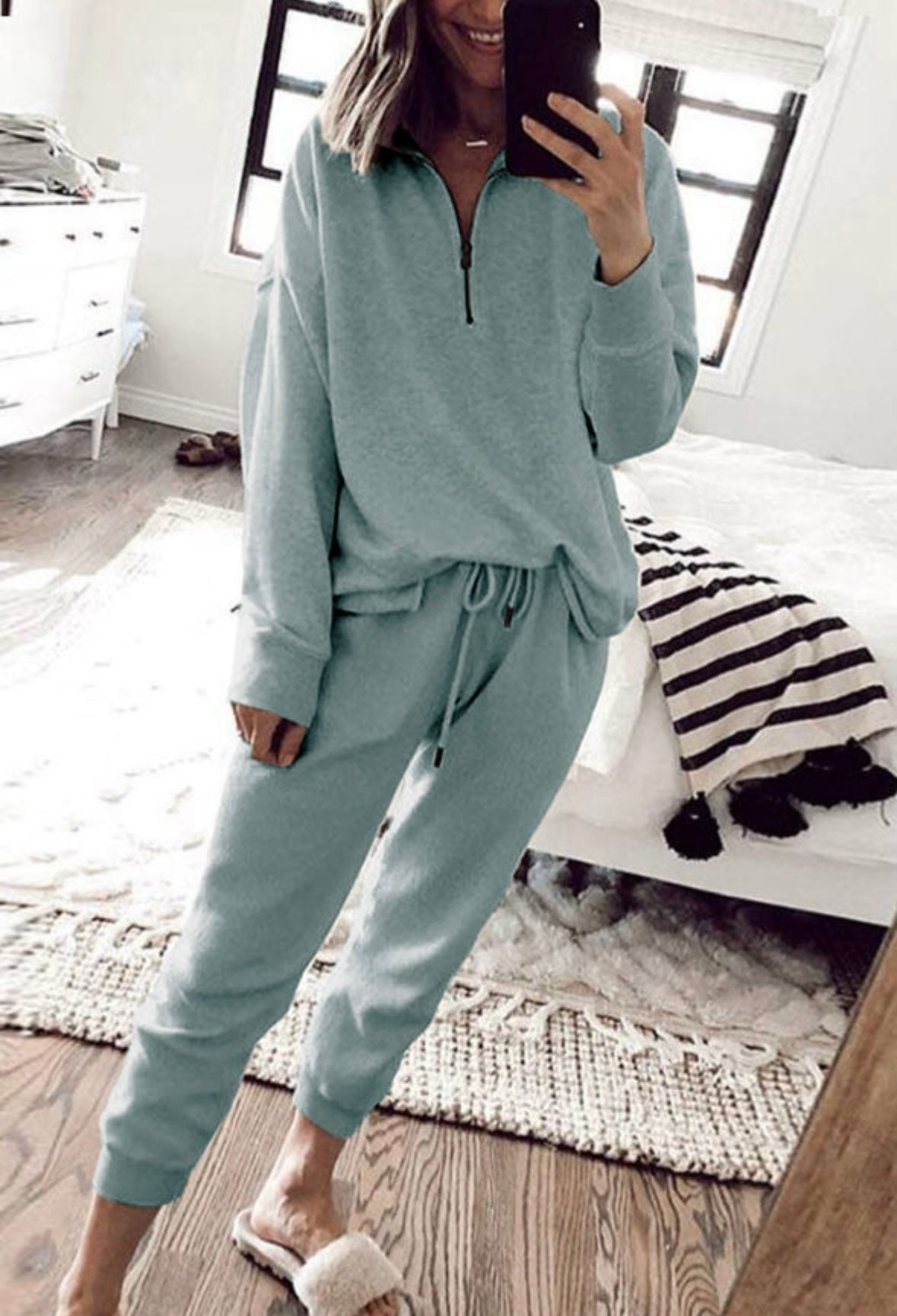 2 piece Iceland blue set