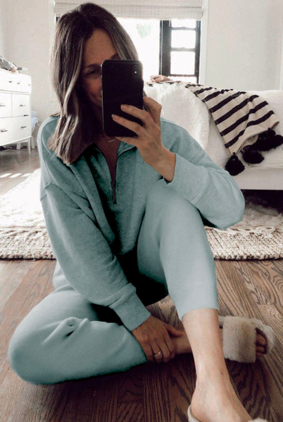 2 piece Iceland blue set