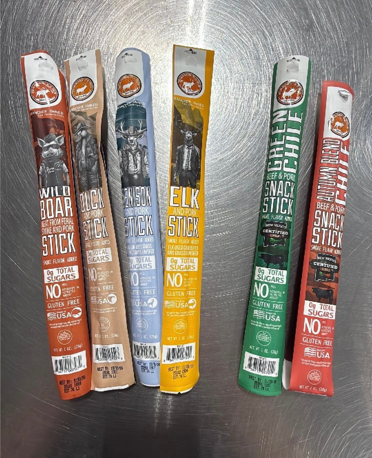 6 pack meat stick bundle! Very unique flavors you can’t find in stores!