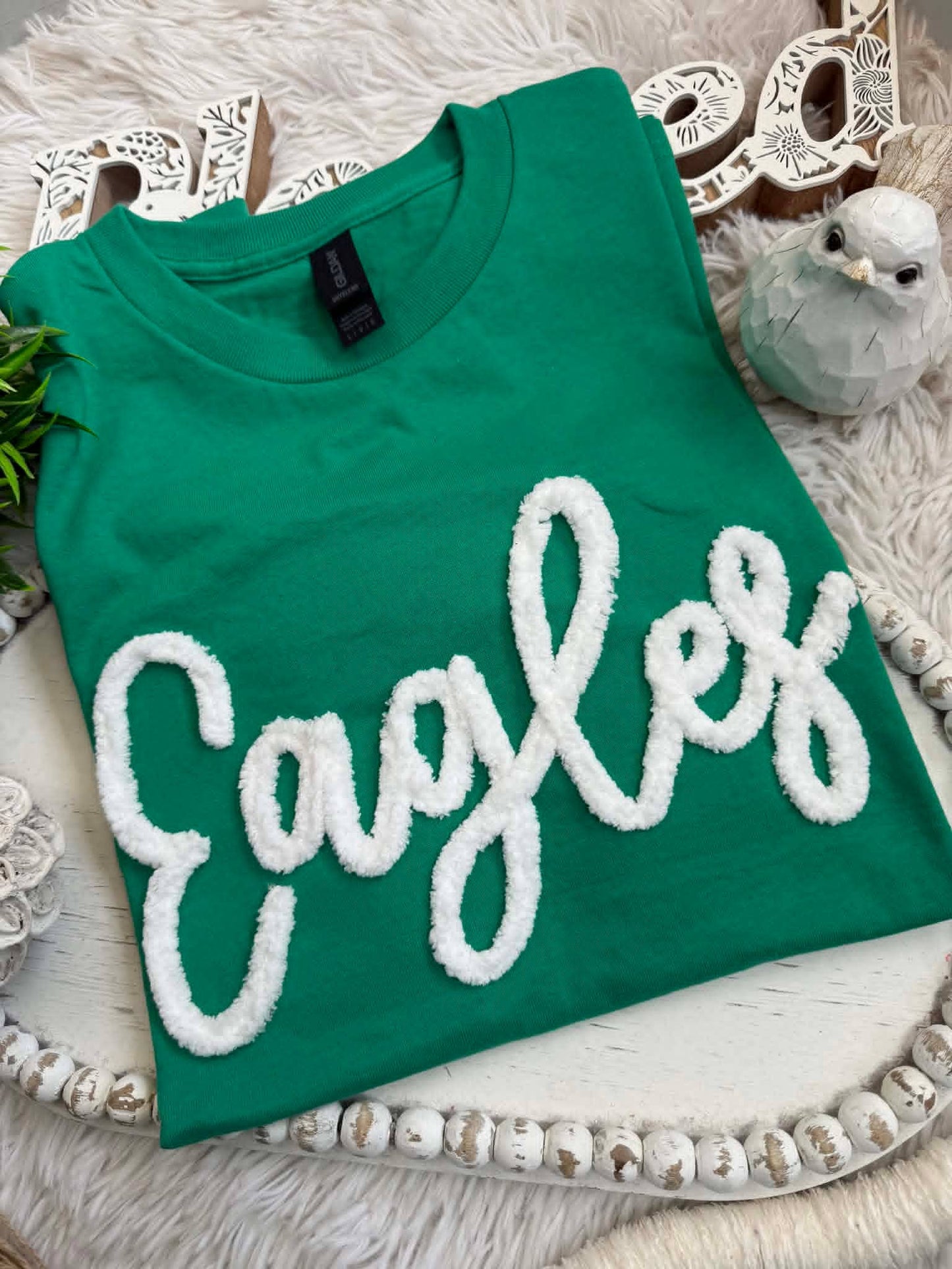 NEW CUSTOM Team Chunky Chenille Yarn, Sweatshirt, T-shirt: L / T-Shirt