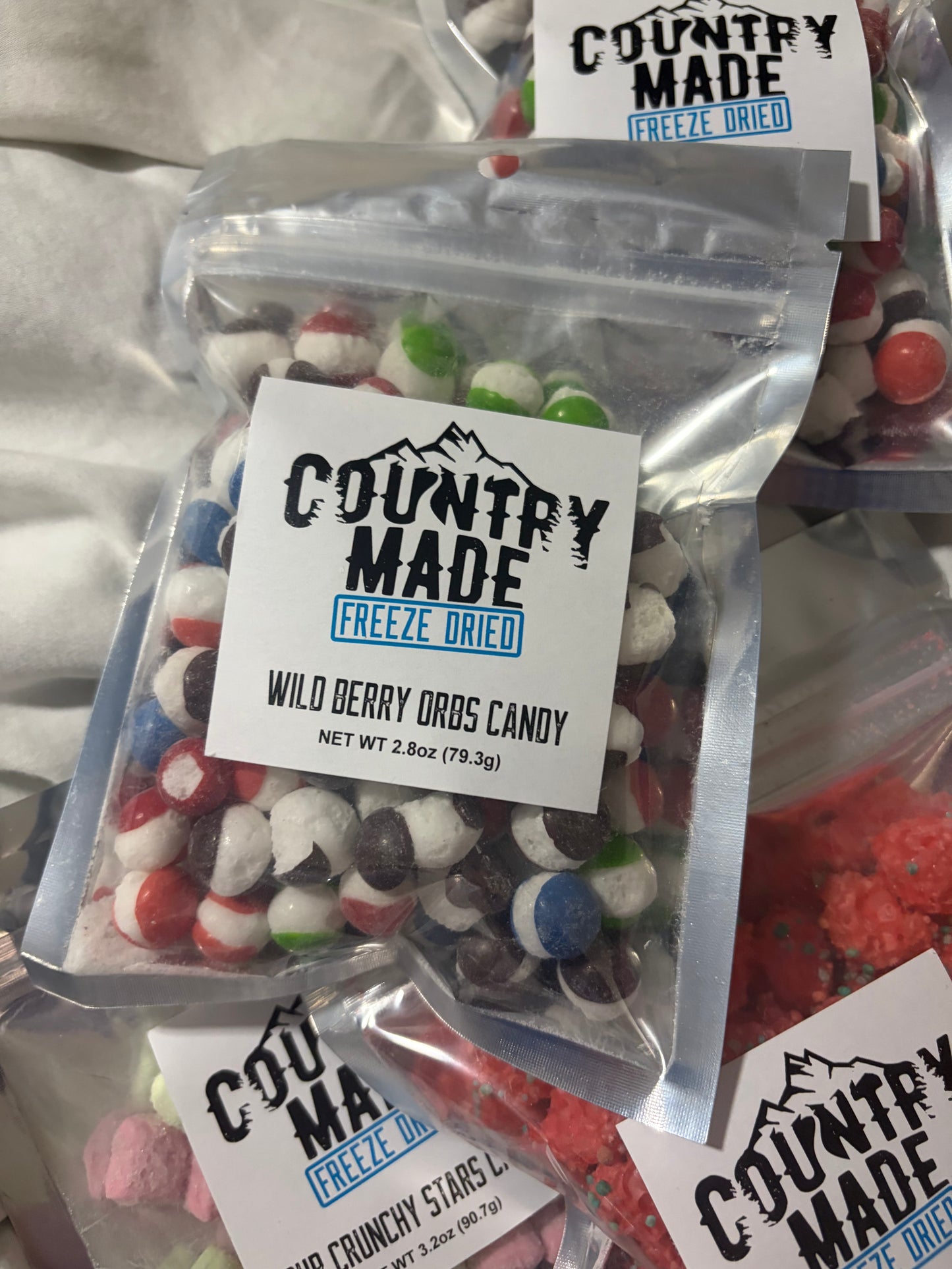 Freeze dried candy