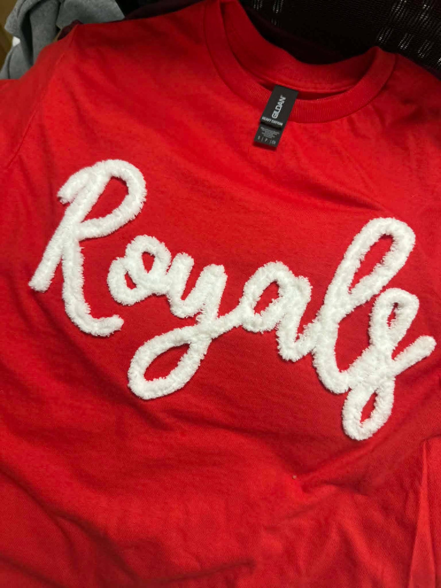 NEW CUSTOM Team Chunky Chenille Yarn, Sweatshirt, T-shirt: XL / T-Shirt