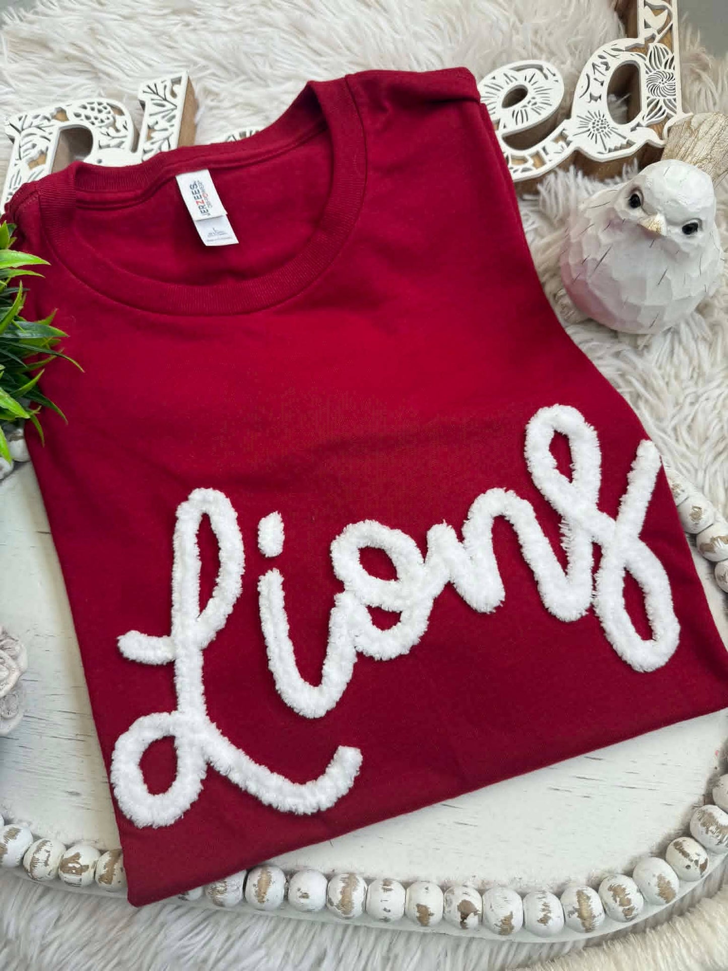 NEW CUSTOM Team Chunky Chenille Yarn, Sweatshirt, T-shirt: S / T-Shirt